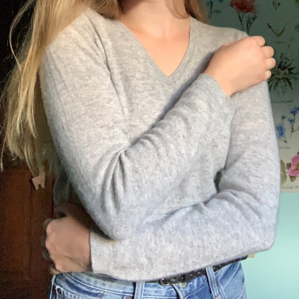 Cashmere Character Club Light Grey Sweater (S)